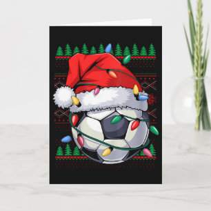 Funny Bruh Soccer Santa 67 Meme Christmas Xmas Paj Card
