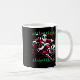 Funny Bruh Soccer Santa 67 Meme Christmas Xmas Paj Coffee Mug