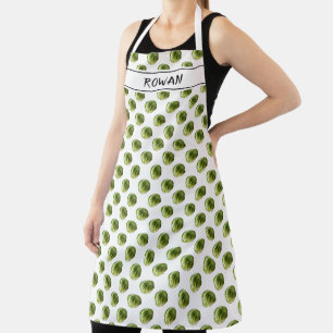 Funny Brussels Sprouts Christmas Personalised Apron