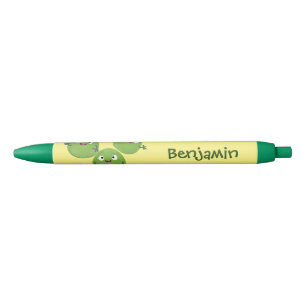 Funny Brussels sprouts vegetables cartoon Black Ink Pen