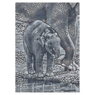 funny bubble elephant baby tablecloth