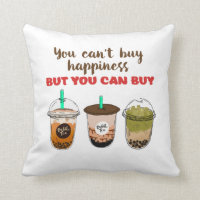 Funny Bubble Tea Boba Lover Can't Buy Happiness