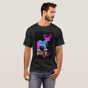 Funny Buck Yeah Neon Reindeer T-Shirt