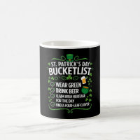 Funny Bucket List Celebrate St Patrick's Day