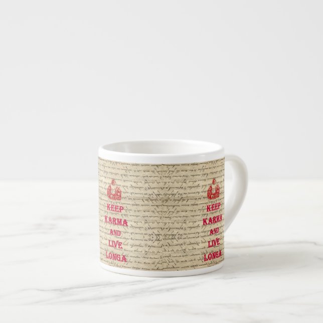 Funny Buddha saying Espresso Cup (Front Right)