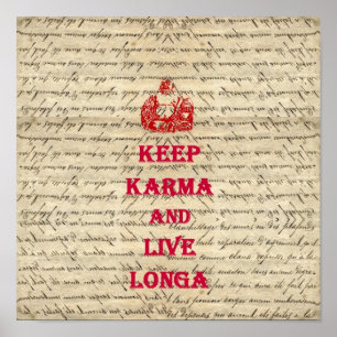 Funny Buddha saying Poster