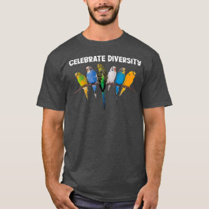 Funny Budgie Parrot Gift Men Women Cool Premium T-Shirt