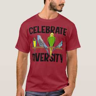 Funny Budgie Parrot Gift Men Women Cool T-Shirt