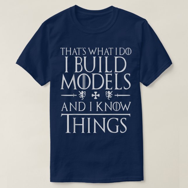 Funny Building Models T s Gifts  T-Shirt (Design Front)