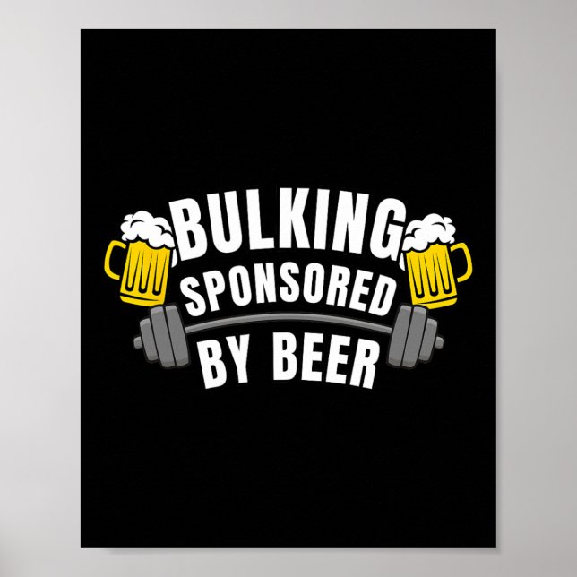 Funny Bulking Sponsored  Poster (Front)