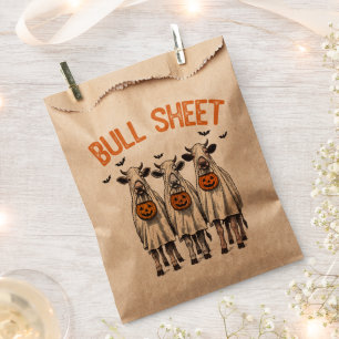 Funny Bull Sheet Vintage Halloween Favour Bag