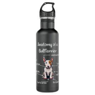 Funny Bull Terrier Dog 710 Ml Water Bottle