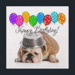 Funny Bulldog Birthday Invitation - SRF<br><div class="desc">Don't you love it! 'Perfect for birthday, turning 30, 40, 50, etc., over the hill ... Remember, Zazzle does offer generous quantity discounts. Customise your text and change the font if you'd like naturally. I did pay the Extended License Fee to use this great image here on my products for...</div>