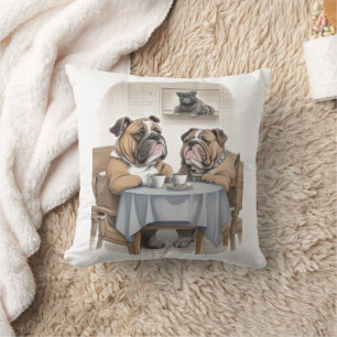 Funny Bulldog Cushion