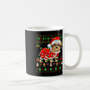 Funny Bulldog Lover Xmas Santa Ugly Bulldog Christ Coffee Mug