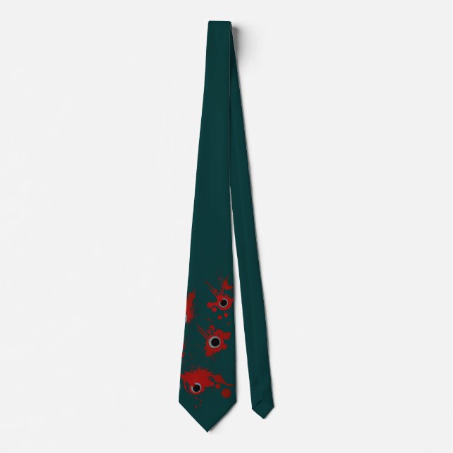 Funny Bullet Holes Tie for that Funny Guy (Front)