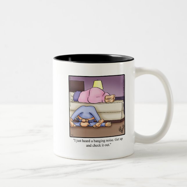Funny "Bump In The Night" Mug (Right)