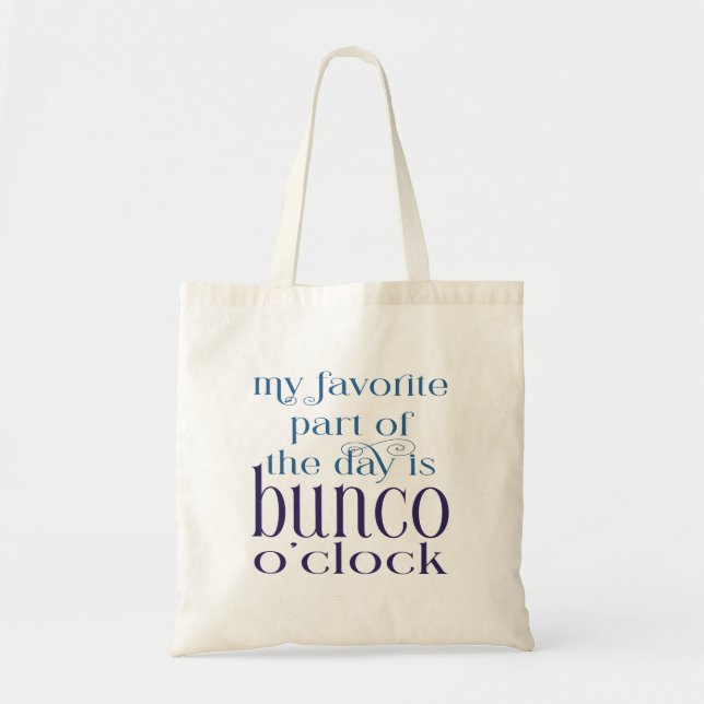 Funny Bunco Tote Bag (Front)