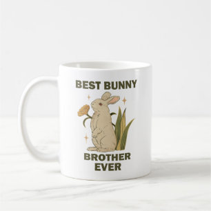 Funny Bunny, Best Bunny Brother Ever Bunny Lover Coffee Mug