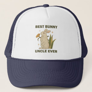 Funny Bunny, Best Bunny Uncle Ever, Bunny Lover Trucker Hat