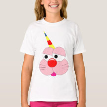 Funny Bunny Cartoon - I'm a Unicorn. Cool Fun