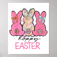 Funny Bunny Coquette Bow Rabbit Lovers Happy Easte