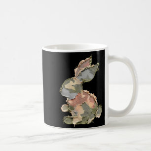 Funny Bunny Crochet Patchwork Camo Rabbit Happy Ea Coffee Mug