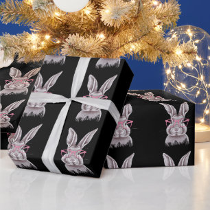 Funny Bunny Cute Family Gifts Easter  Wrapping Paper
