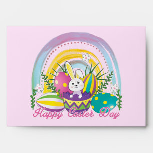 Funny Bunny Happy Easter Day Envelope