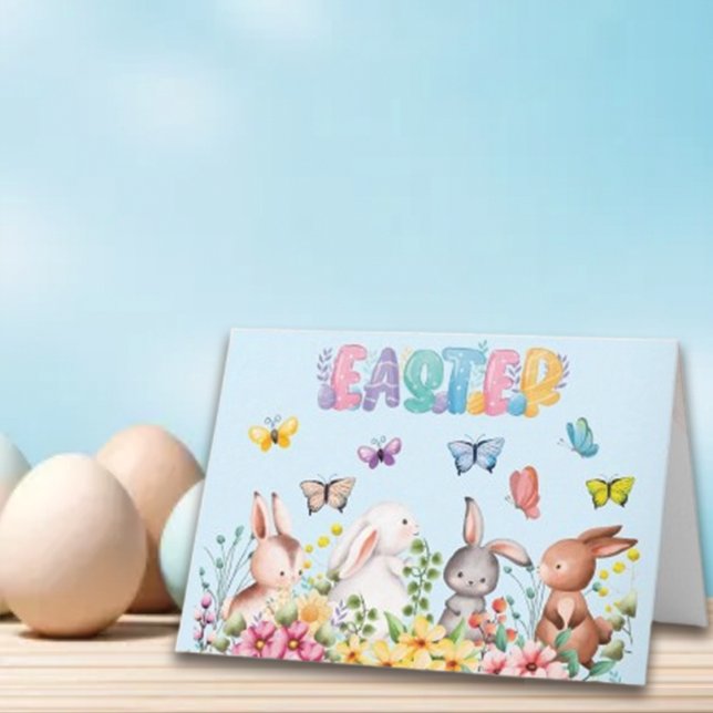 Funny Bunny Happy Easter Day   Invitation (Creator Uploaded)