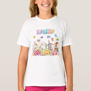 Funny Bunny Happy Easter Day  T-Shirt