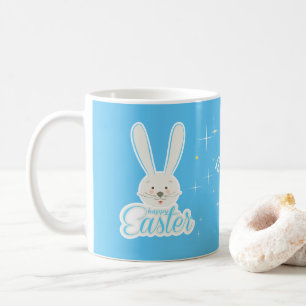 FUNNY BUNNY Happy Easter Eggs Hunt Party Coffee Mug