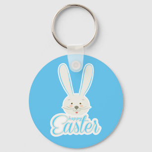 FUNNY BUNNY Hapy Easter Eggs Hunt Party Key Ring