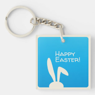 FUNNY BUNNY Hapy Easter Eggs Hunt Party Key Ring