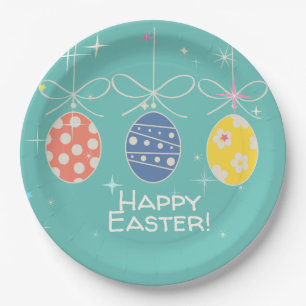 FUNNY BUNNY Hapy Easter Eggs Hunt Party Paper Plate