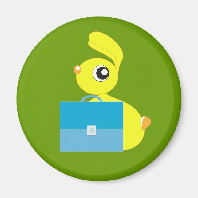 Funny Bunny Magnet (Front)