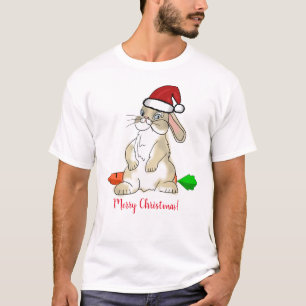Funny Bunny Merry Christmas T-Shirt