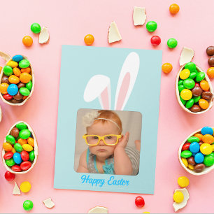 Funny Bunny Personalised Photo Easter Holiday Card