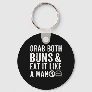 Funny Burger Bbq Men Gift Burger Lover Real Americ Key Ring
