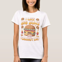 Funny Burger Lover Typography Design for Foodies
