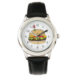 Funny Burger Time Watch