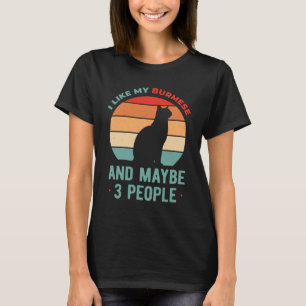 Funny Burmese Cat T-Shirt