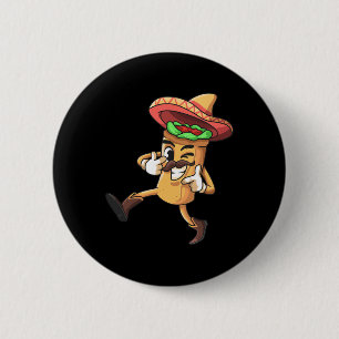 Funny Burrito Mexican Cinco De Mayo Fiesta Costume 6 Cm Round Badge