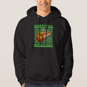 funny burritos delicious design hoodie