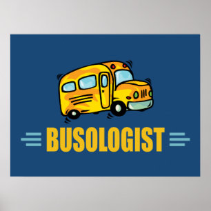 Funny Bus Poster