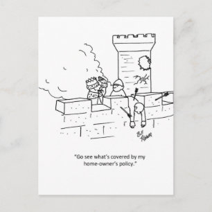 Funny Business Humour Postcard