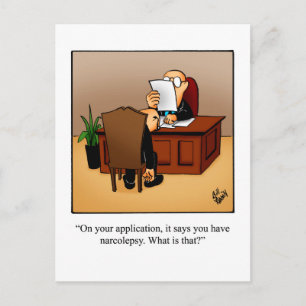 Funny Business Humour Postcard