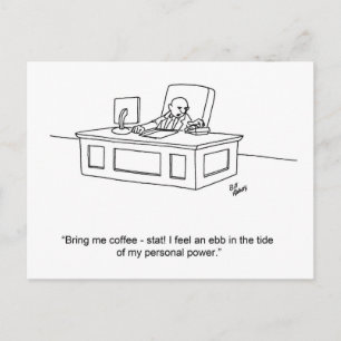 Funny Business Humour Postcard