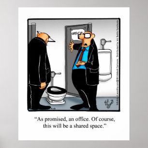 Funny Business Office Humour Poster
