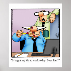 Funny Business Office Humour Poster